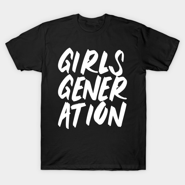 Girls' Generation Brush (White) T-Shirt by loveandlive